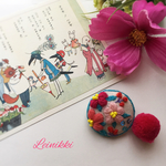 送料無料  シノワズリーに恋して  刺繍ブローチ