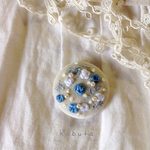 11月のありがとう  冬の足音 刺繍ブローチ