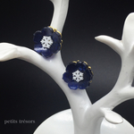 夜雪の華＊ピアス/イヤリング