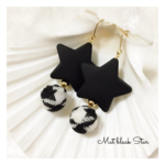 big star★ツイードピアス・イヤリング