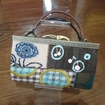 7月4日sale　おでかけ長財布Ｌ（mina刺繍）