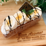 バナナシフォンケーキのバレッタ（大）A