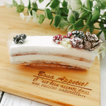 エッグノックケーキのバレッタ（大）