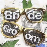 GROOM&BRIDE GOLD ウェディングサングラス 2個セット