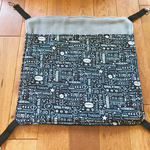 【秋冬用】英字柄２♡フェレット用ハンモック