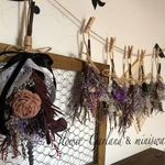 ラベンダーGarland ＆miniスワッグ(୨୧ᵕ̤ᴗᵕ̤)