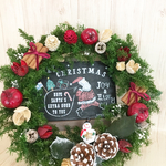 幸せのクリスマスリース☆プリザーブド L