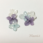 《Mami.t》再販♡紫陽花のイヤリング／ピアス
