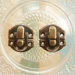 10set ロック金具  29×27 アンティーク調