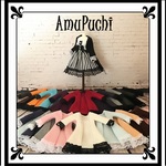【受注生産】AmuPuchiのシンプル前あきコート（お好きなカラー×レース）