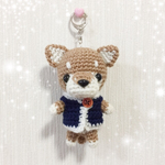 オーダー注文商品🔸あみぐるみキーホルダー柴犬ちゃん