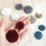 【2個セット】モフモフしっぽのヘアゴム