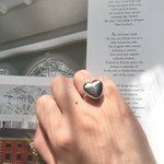 【再再再販】silver heart ring
