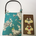 ★送料込★ お花と なかよし インコちゃん スマホポーチ
