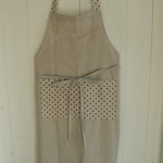 cotton/rinenのエプロン　（H83cm）