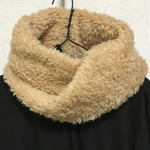 プードルファースヌード（キャメル）