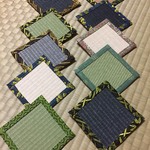 畳和紙コースター(２枚)