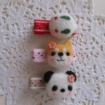 ヘアクリップ３点セット