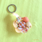 ❣️送料無料 No.2  キーホルダー ぷっくりお花シリーズ