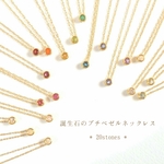 *14kgf * 誕生石のプチベゼル ネックレス * 20stones *
