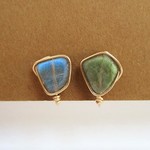 slice gray （earring）14Kgf  