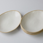 kazue912様予約品　オアシス楕円皿(5枚組) 白　 1202-8