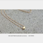 14kgf  プチハート ネックレス /華奢