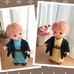  ※ wataanecchiさまオーダー品※メルちゃんサイズの男子着物と羽織のセット（2セット）