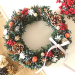 マウンテンジュニパーのクリスマスリース  25cm