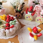 「potaさまオーダー品♪」yumiko**フェルト★マグネットminiスウィーツ3点セット♪