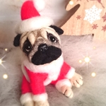 パグのサンタさん🎅✨🎄✨