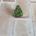 クリスマスツリーブローチ