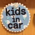 yui06-11様オーダーの品  キッズインカー カーステッカー