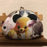  がま口財布  (くま)