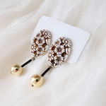  【noel.10】〈 Germany Vintage 〉 ヴィンテージフラワーイヤリング・ピアス