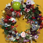 お花屋さんが作った超特大クリスマスリースNoかぐや