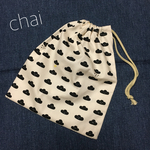 ◇数量限定◇ぼうしみたいな雲のマルチ巾着