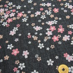 A4ヨコ/B5タテ用 オプションの裏地 在庫限り分 500円「黒地に桜舞う」