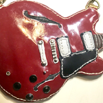  本革ギター型パスケース(Gibsonモデル2)