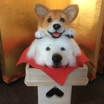 b様オーダー品（愛犬鏡餅）