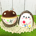 Ｔ様ご予約品＊はりねずみマトリョーシカ針山＊お裁縫セット