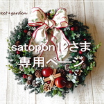 ＊satopon12さま専用ページ～アップルとシナモンのクリスマスリース（c060-2）