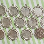 12個入り　シルバー調ミール皿セット　内径約20mm　C12
