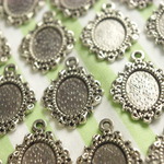 22個入り　シルバー調ミール皿セット　内径約10mm　C10