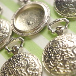 5個入り　シルバー調ミール皿セット　内径約20mm　B39