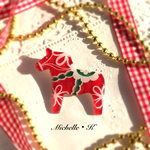 クリスマス🎄ダーラナホース レッド