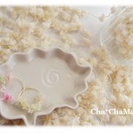 ”春のおとずれ”　　毛糸　イヤリング or　ピアス