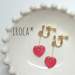 [再販]ゆらゆらハート♡のイヤリング/ピアス＊*