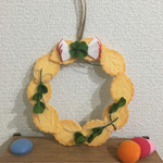 送料込み！フェルトのリーフパイリース🍀