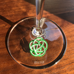 水引ワイングラスマーカー  黄緑・白